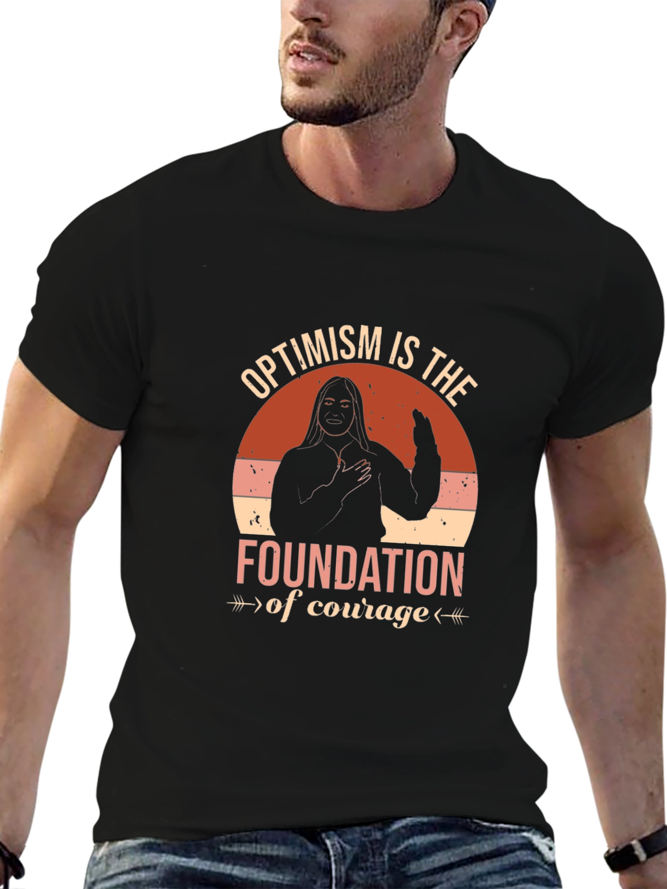 Optimism Foundation Courage Graphic Tee