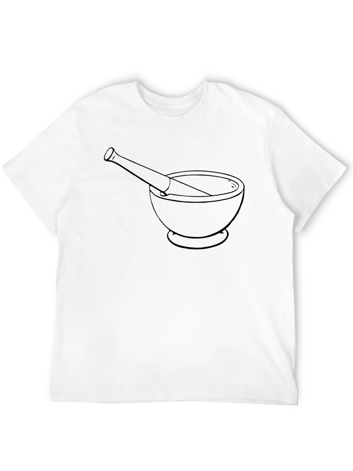 Mortar and Pestle Graphic T-Shirt - Black