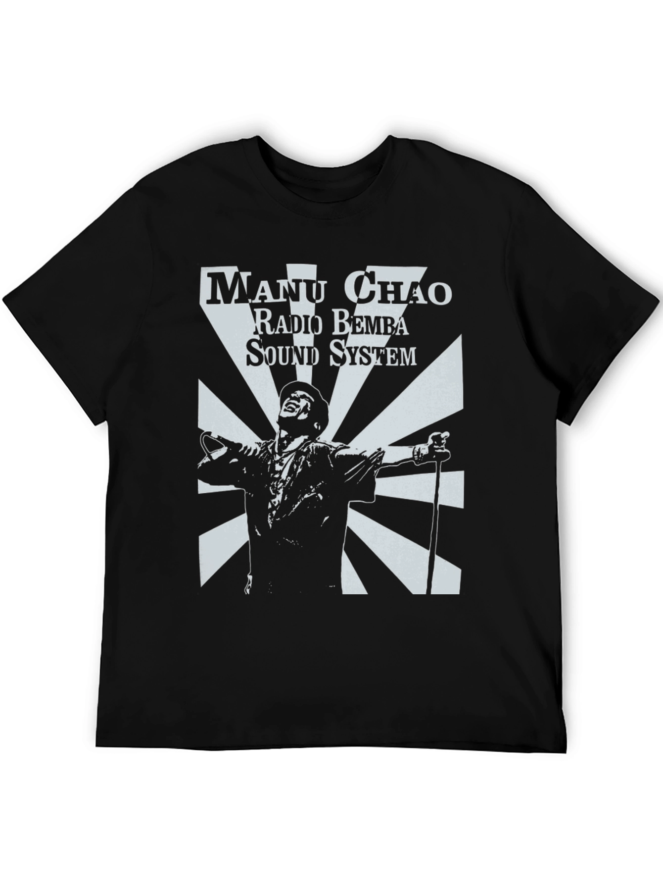 Manu Chao Radio Bemba Sound System Black T-Shirt