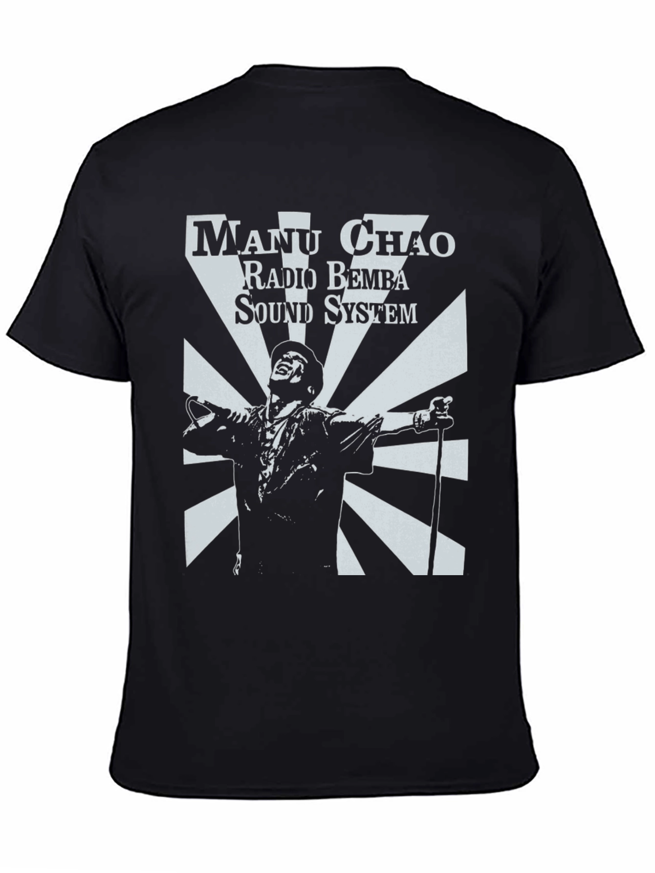Manu Chao Radio Bemba Sound System Black T-Shirt