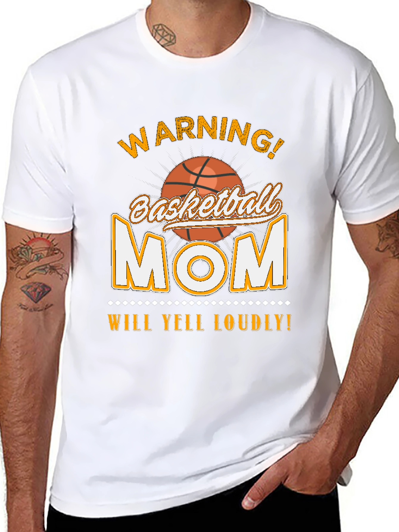 Warning Basketball Mom T-Shirt