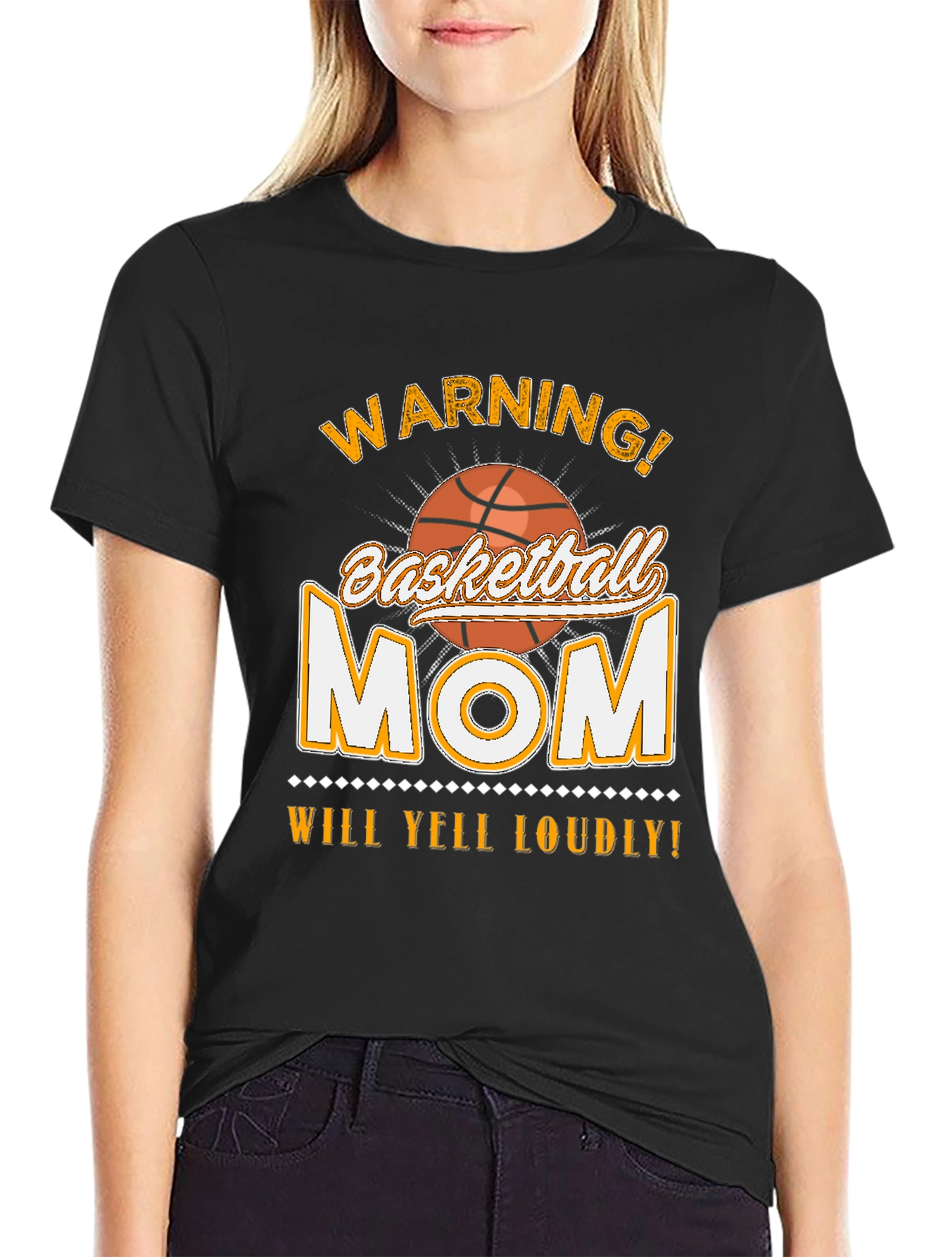 Warning Basketball Mom T-Shirt