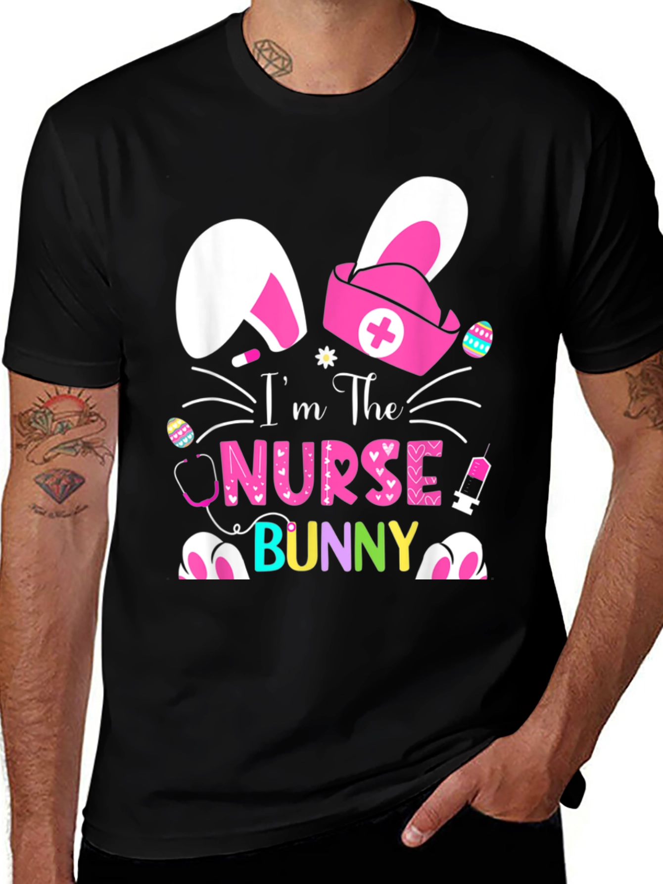 Nurse Bunny Easter T-Shirt - Cute Holiday Apparel