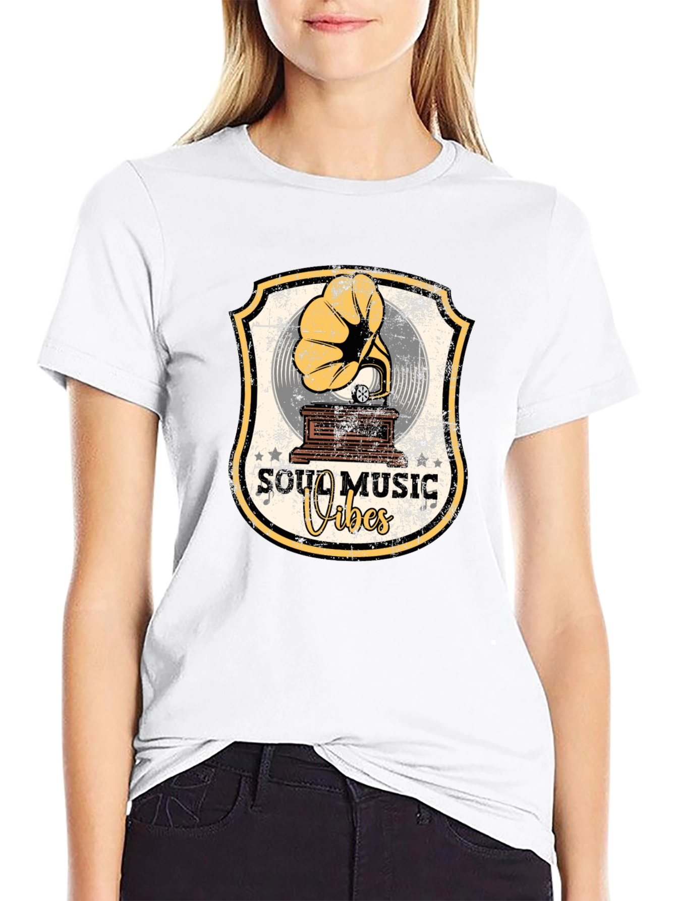 Soul Music Vibes Retro Graphic T-Shirt