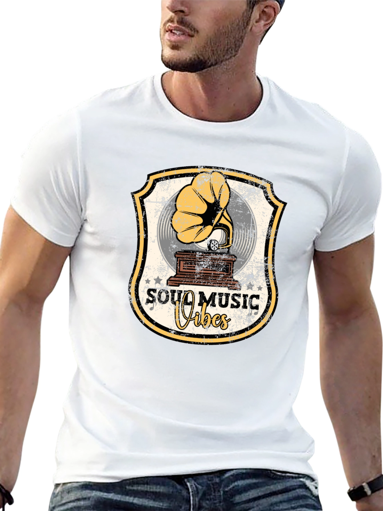 Soul Music Vibes Retro Graphic T-Shirt