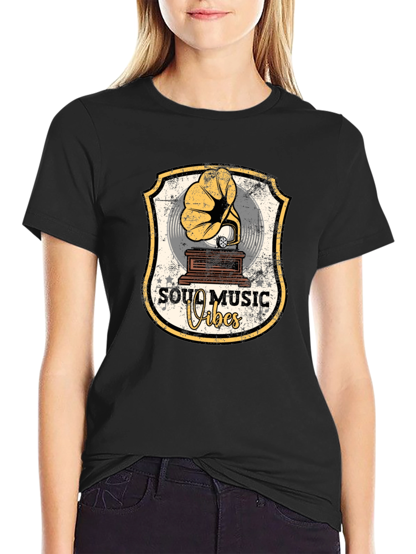 Soul Music Vibes Retro Graphic T-Shirt
