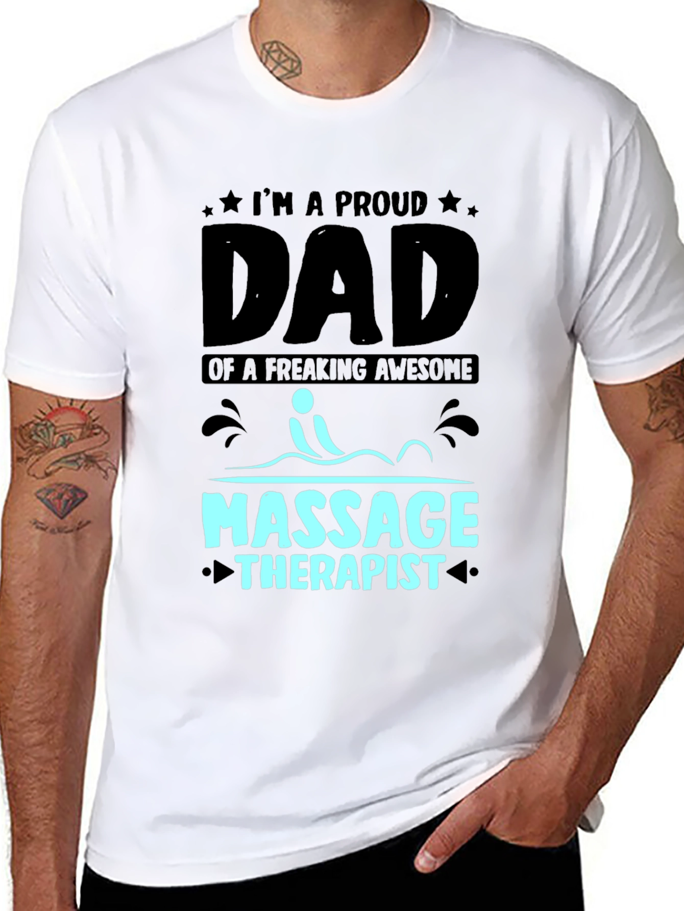 Proud Dad of Massage Therapist T-Shirt
