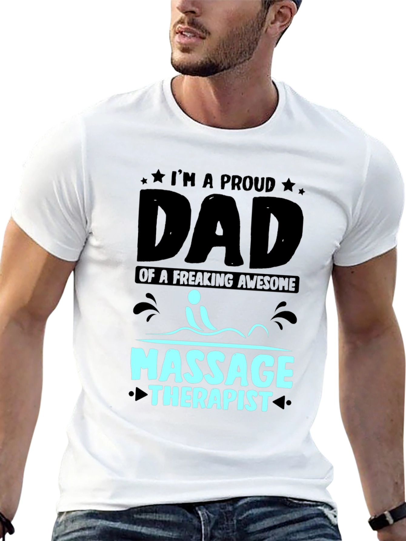 Proud Dad of Massage Therapist T-Shirt