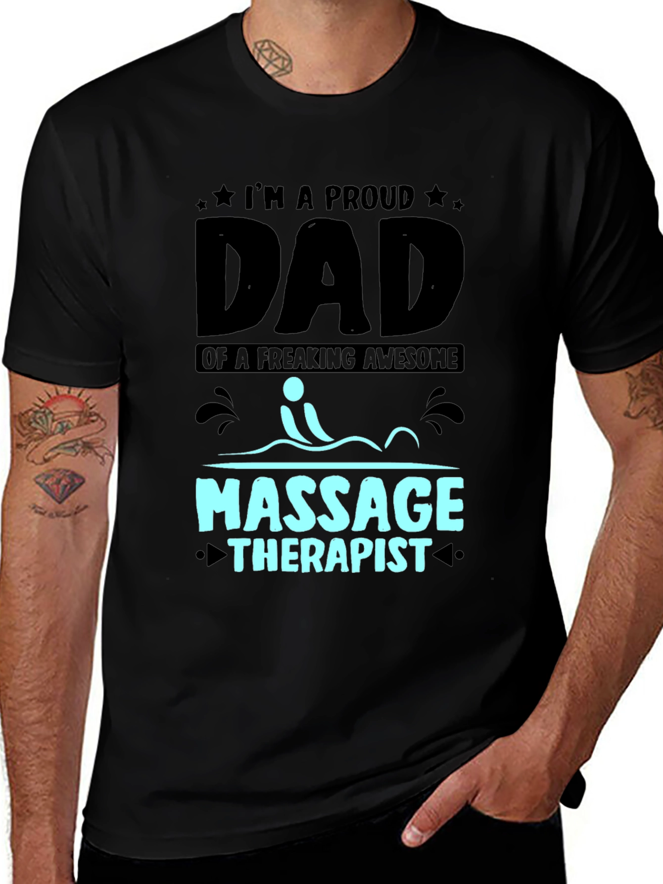 Proud Dad of Massage Therapist T-Shirt