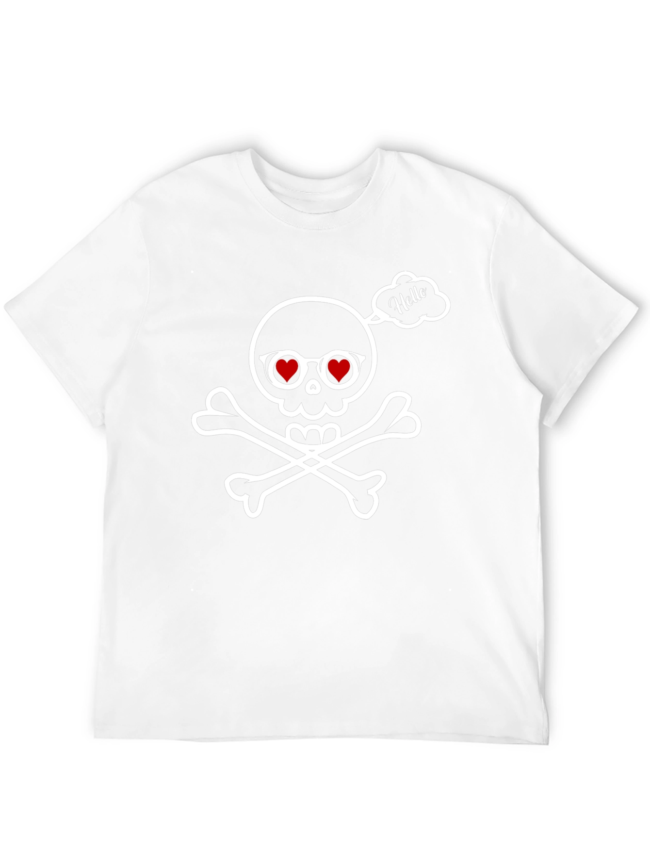 Skull & Crossbones Hello Graphic Tee