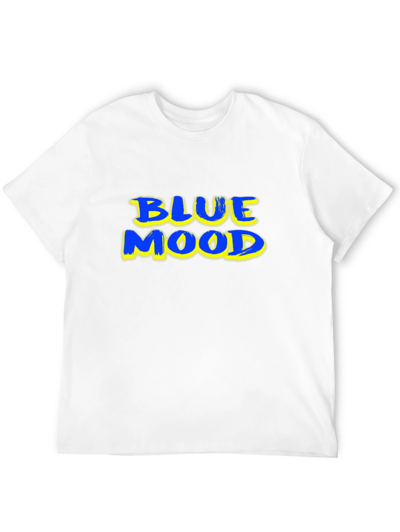 Blue Mood Graphic T-Shirt - Black