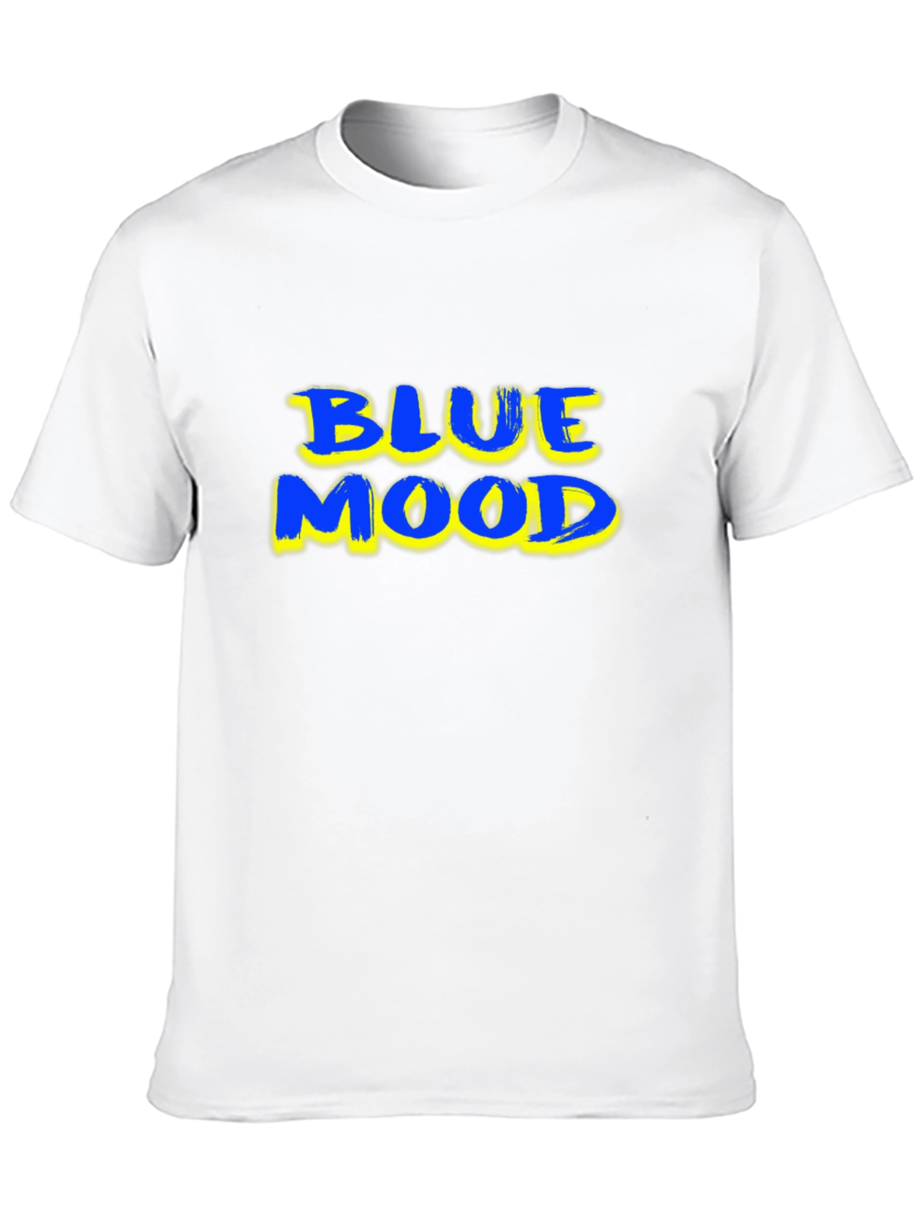 Blue Mood Graphic T-Shirt - Black