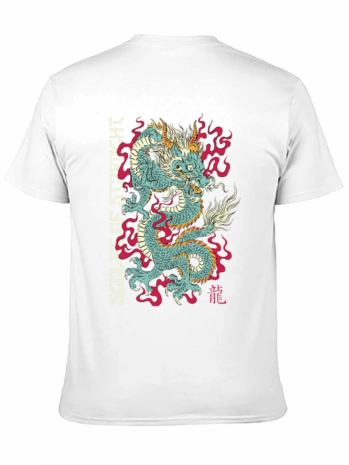 Dragon Scales Graphic Tee - Asian Inspired Streetwear