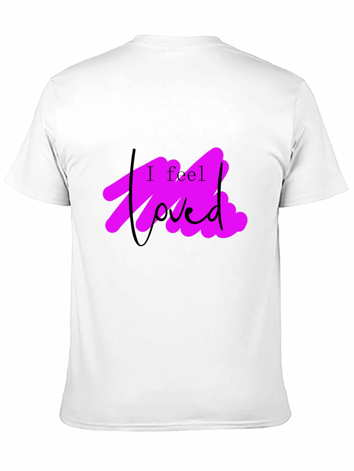 I Feel Loved Black Graphic Tee