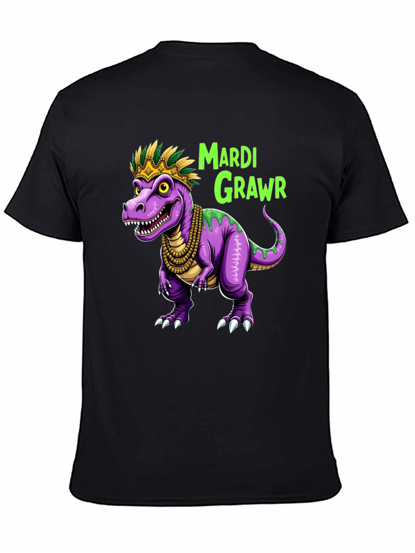 Mardi Gras Dinosaur T-Shirt