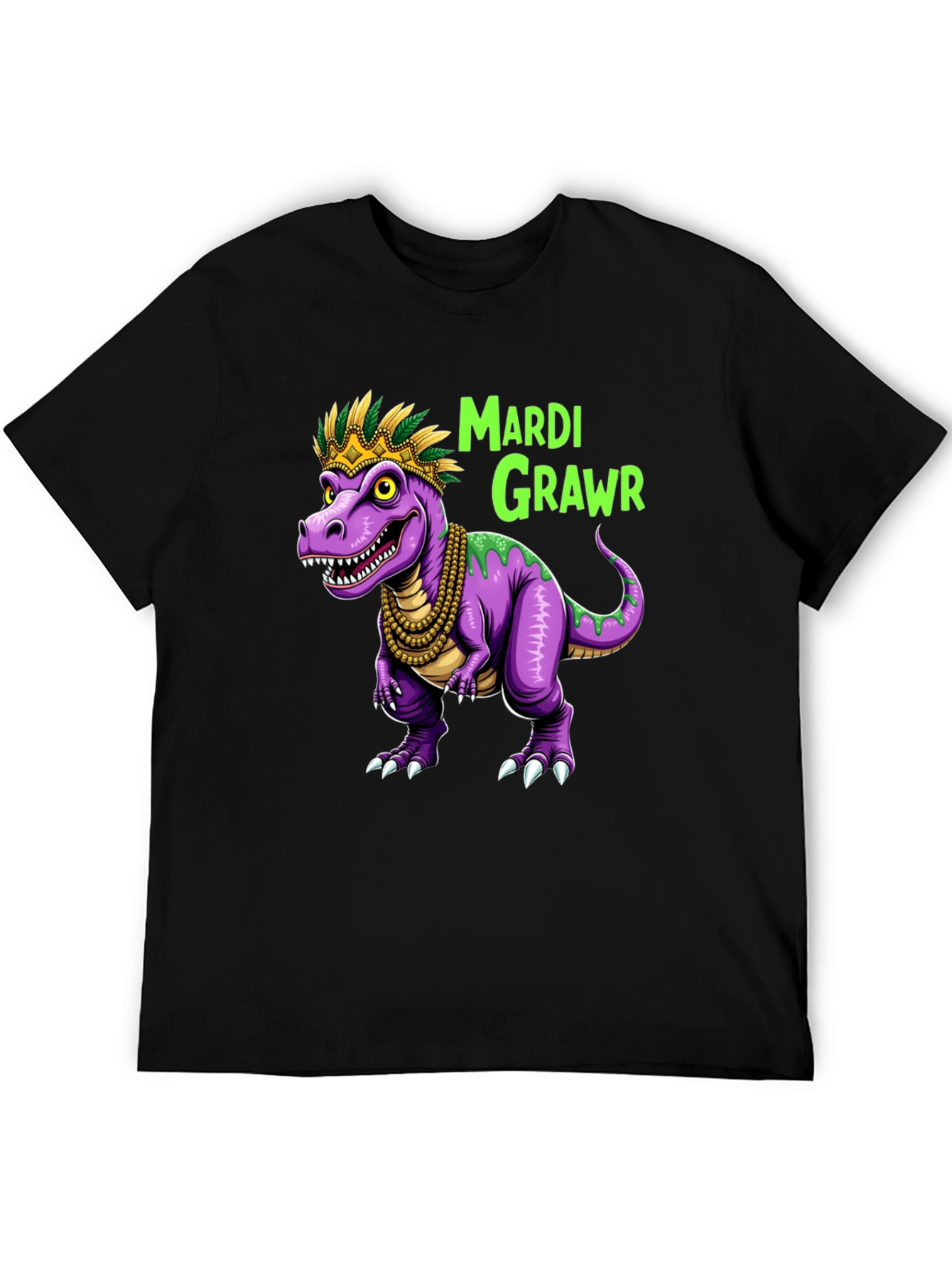 Mardi Gras Dinosaur T-Shirt