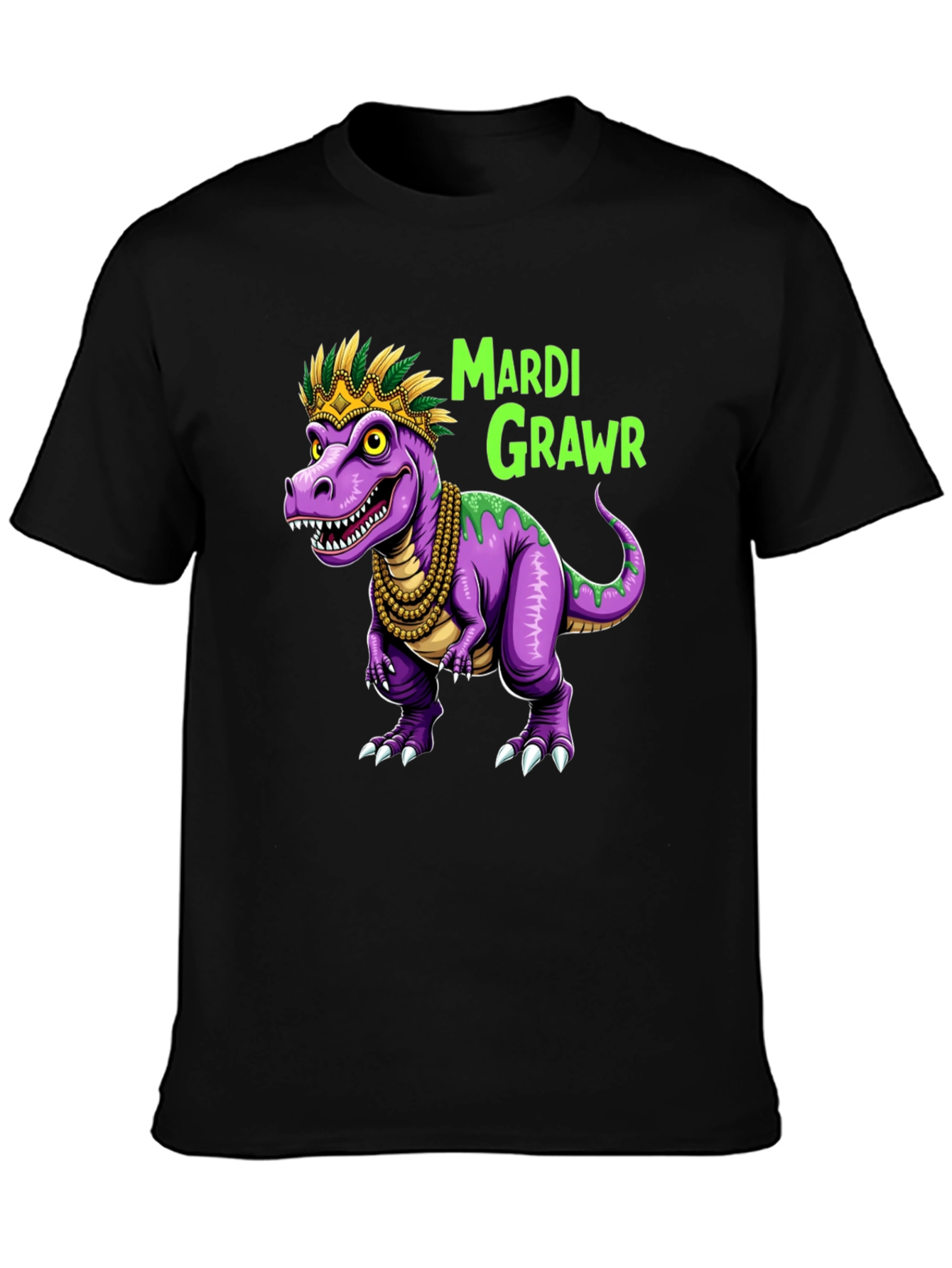 Mardi Gras Dinosaur T-Shirt