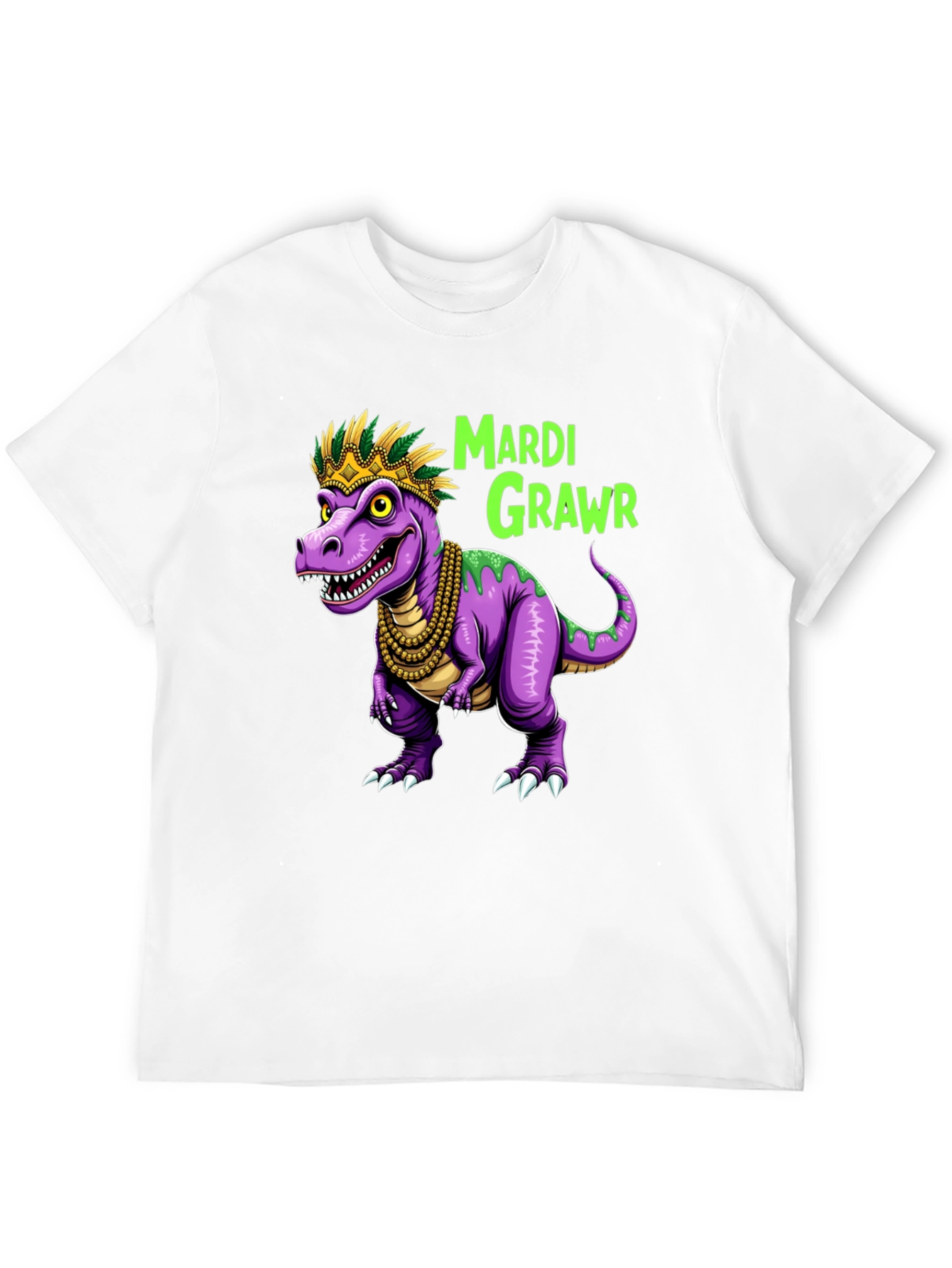 Mardi Gras Dinosaur T-Shirt