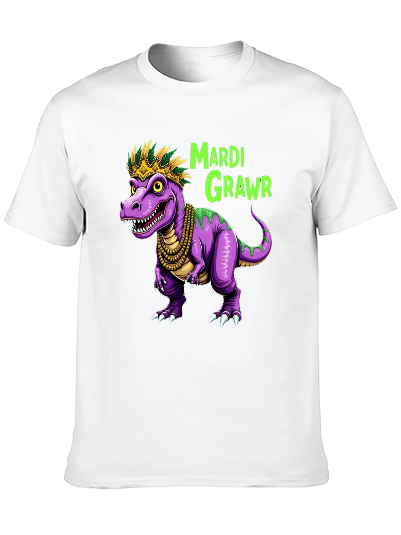 Mardi Gras Dinosaur T-Shirt