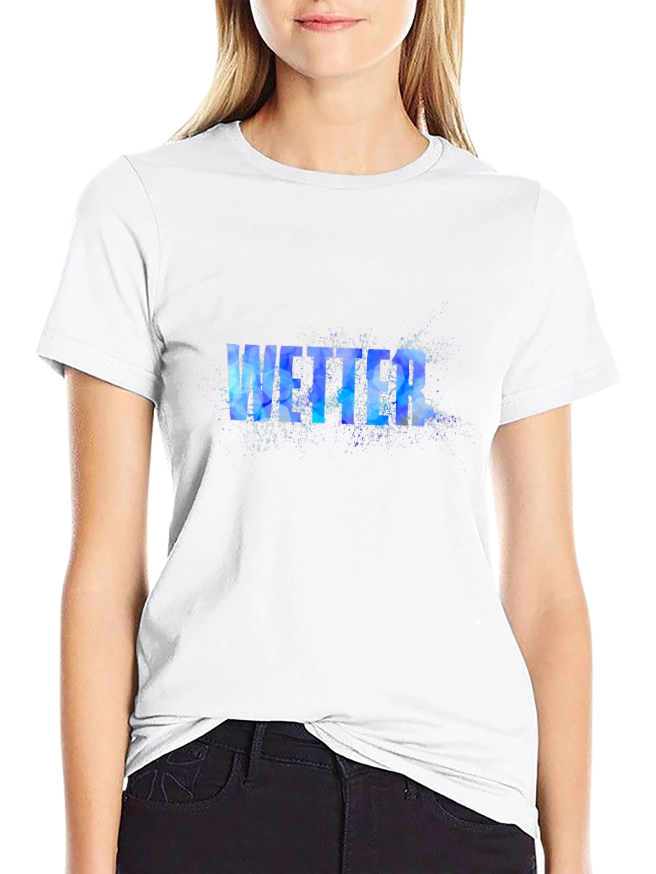 Wetter Graphic Print Black T-Shirt