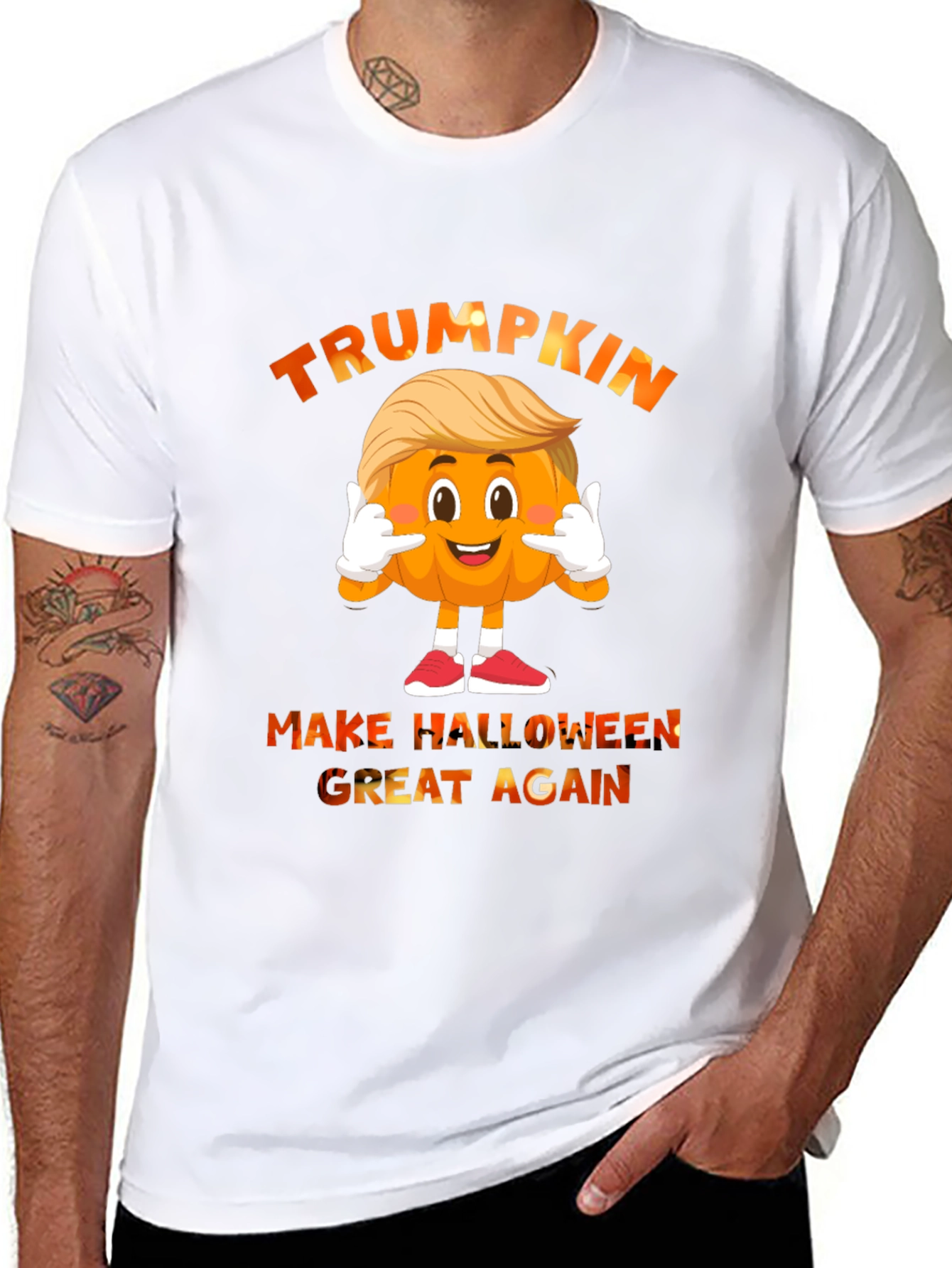 Trumpkin Halloween T-Shirt - Make Halloween Great Again!