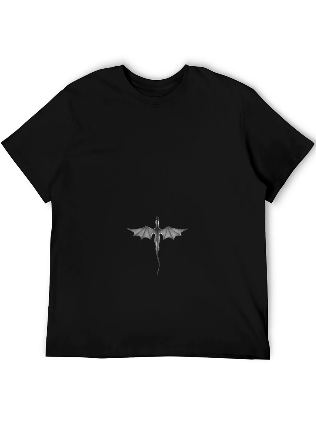 Black Dragon Graphic Tee - Mens Casual T-Shirt