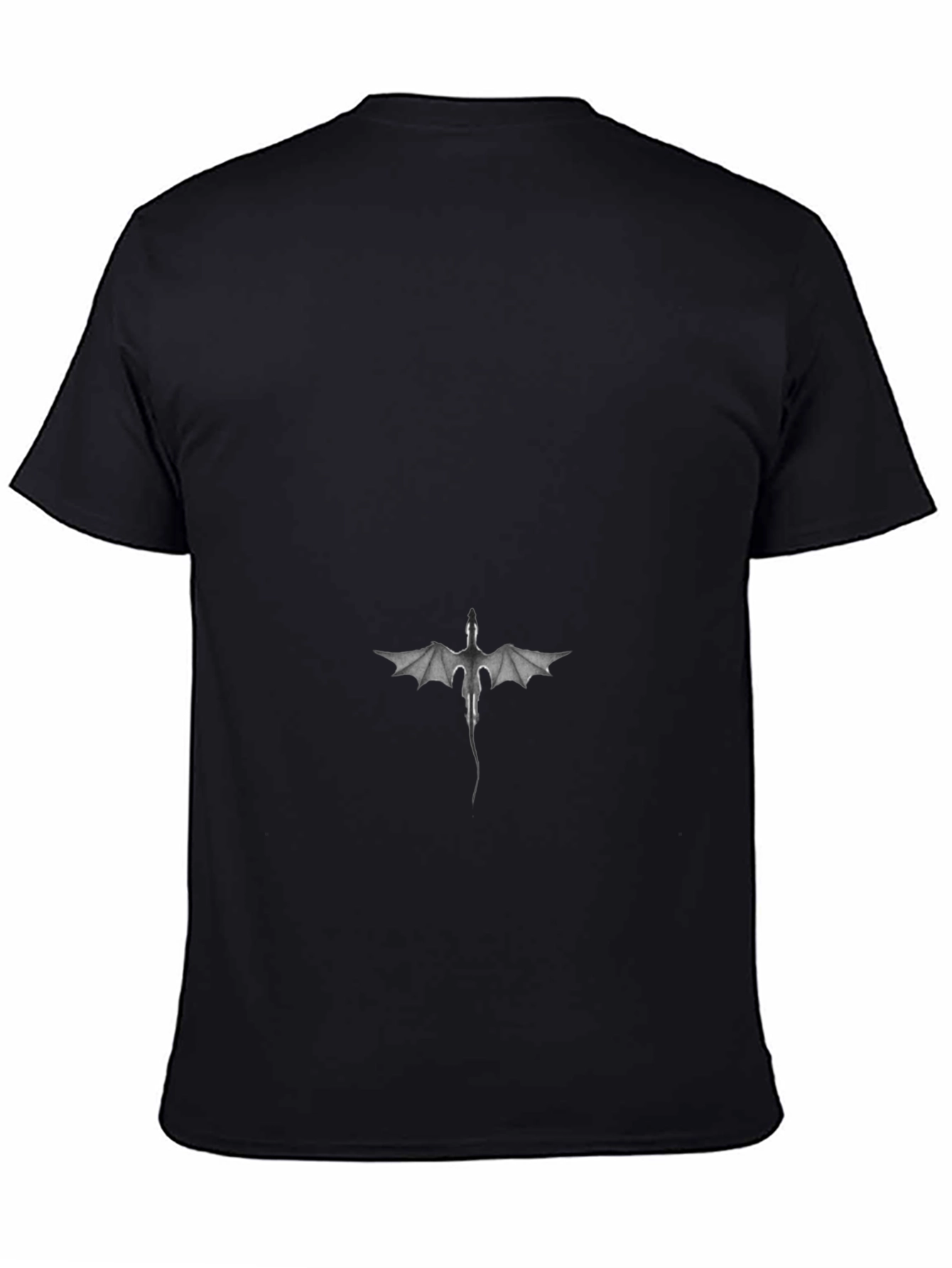 Black Dragon Graphic Tee - Mens Casual T-Shirt