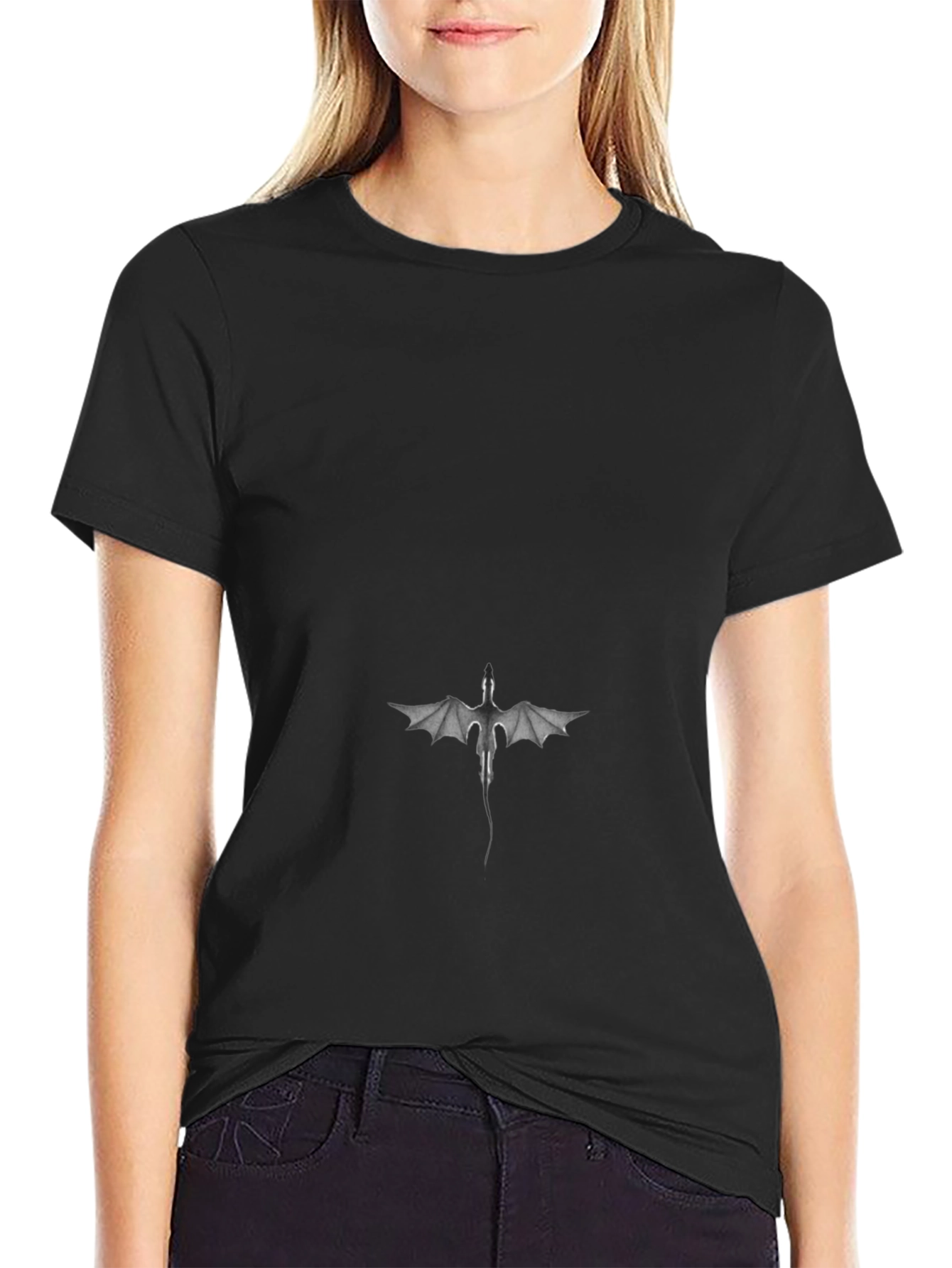 Black Dragon Graphic Tee - Mens Casual T-Shirt