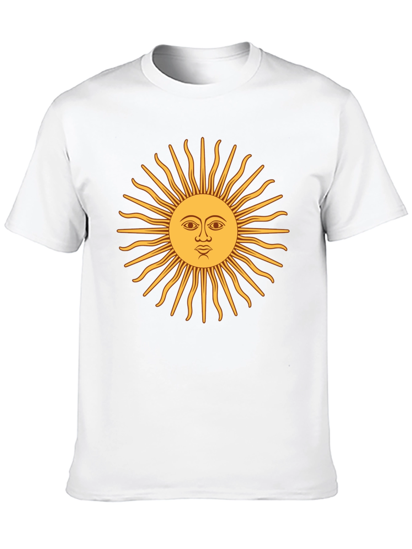 Sun Face Graphic Black T-Shirt
