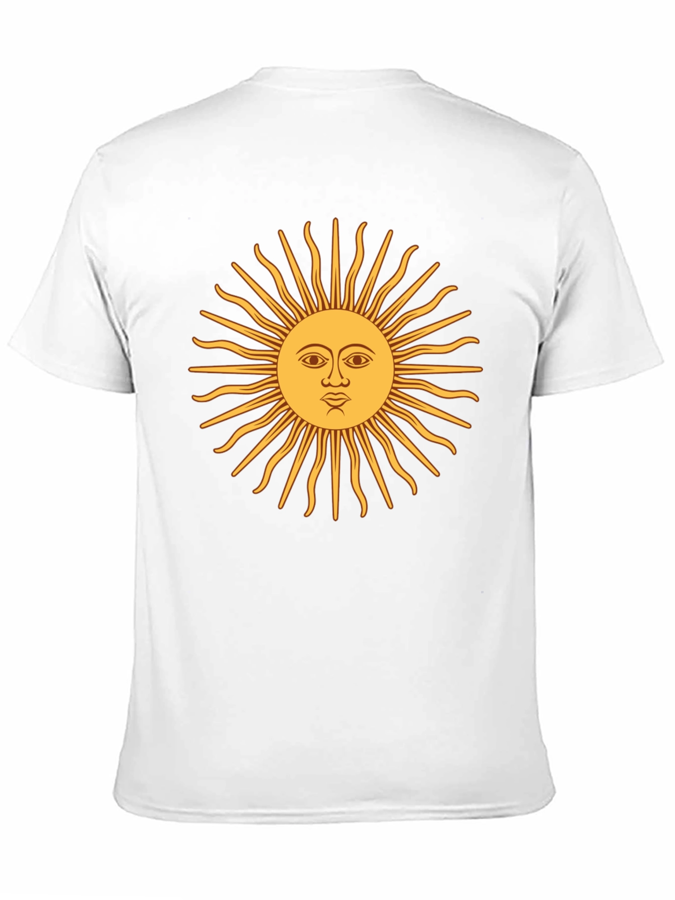 Sun Face Graphic Black T-Shirt