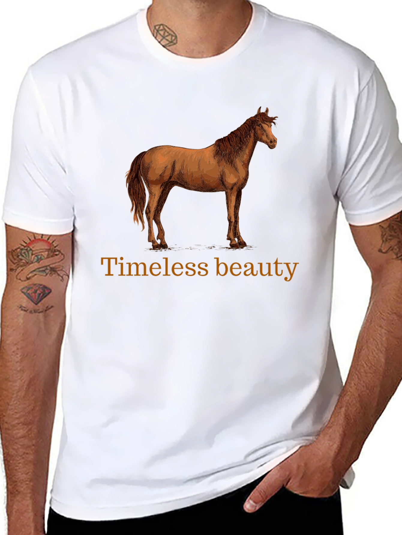 Timeless Beauty Horse Graphic Tee