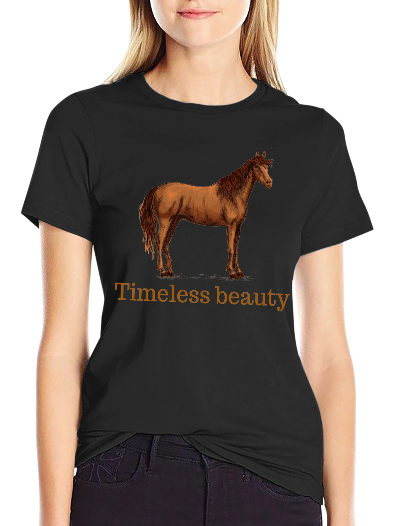 Timeless Beauty Horse Graphic Tee