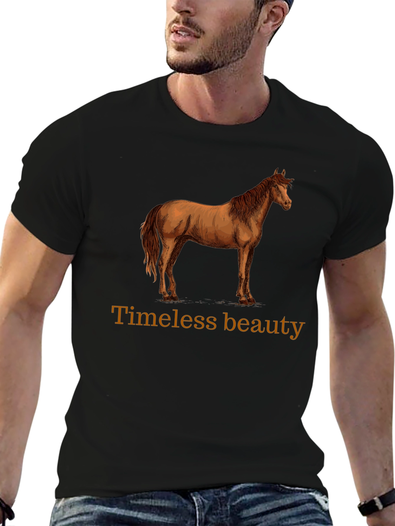 Timeless Beauty Horse Graphic Tee