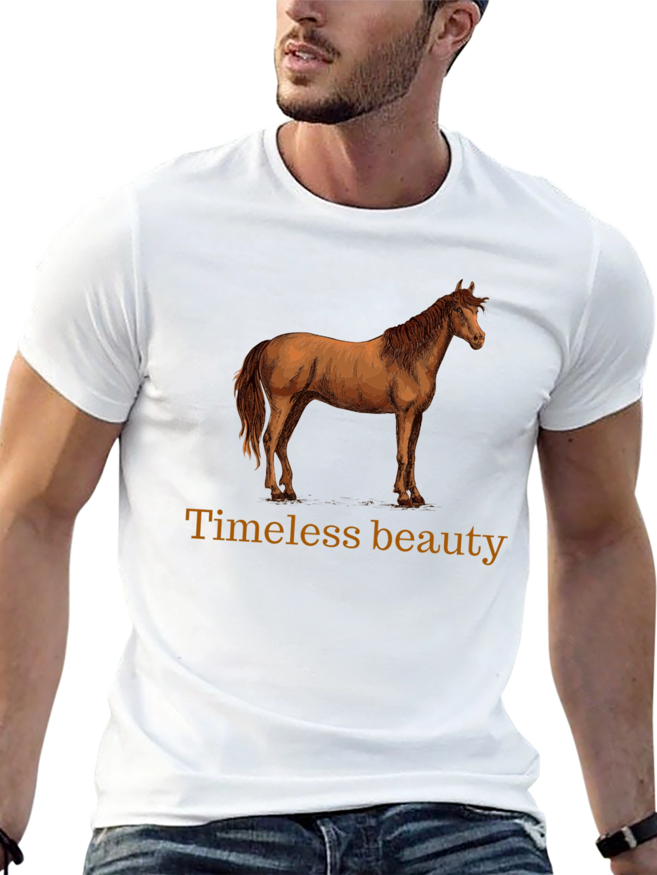 Timeless Beauty Horse Graphic Tee