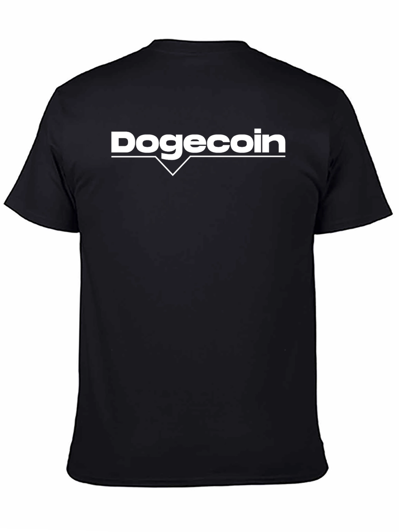Dogecoin Graphic Tee - Black Crypto T-Shirt
