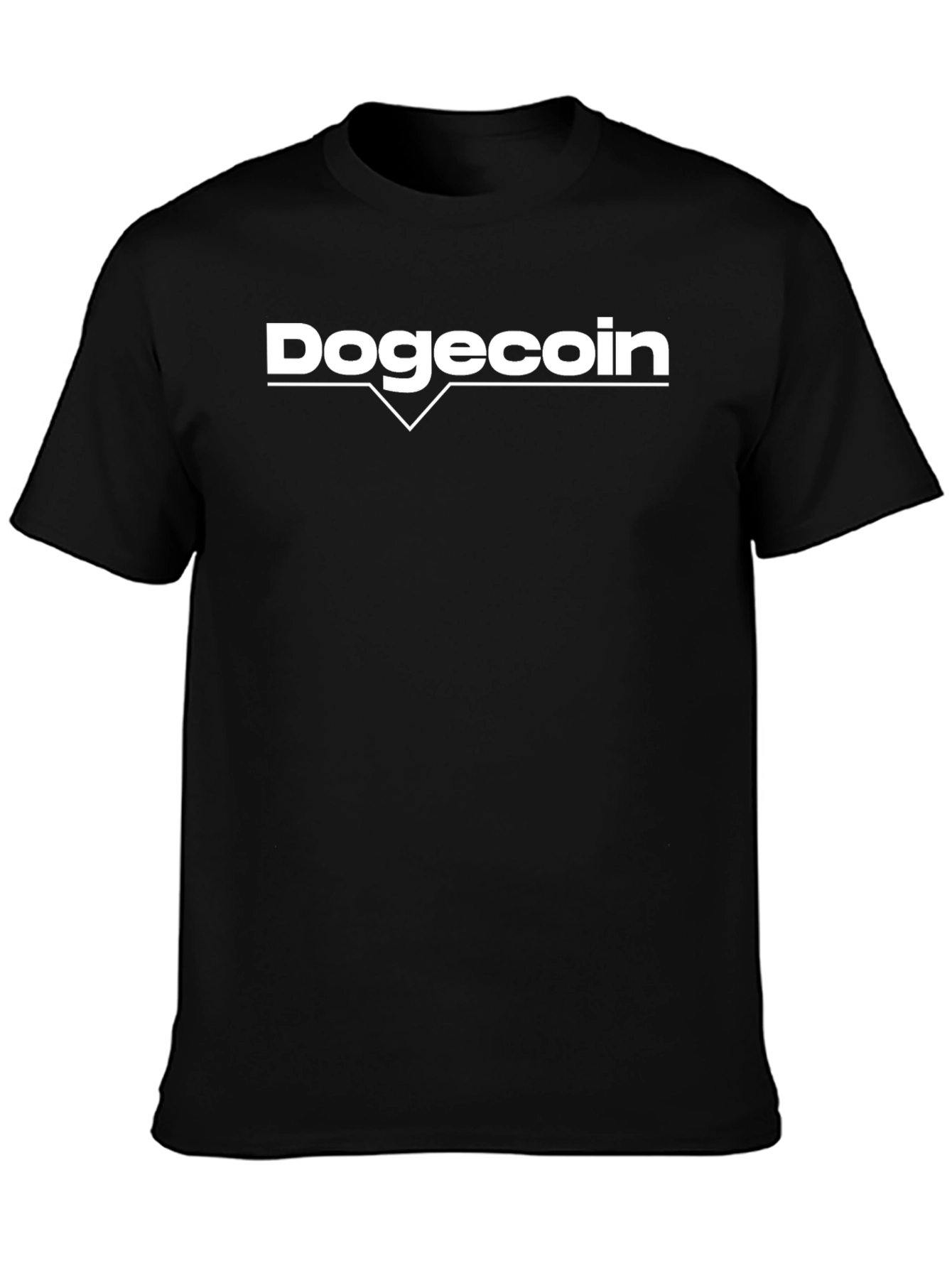 Dogecoin Graphic Tee - Black Crypto T-Shirt