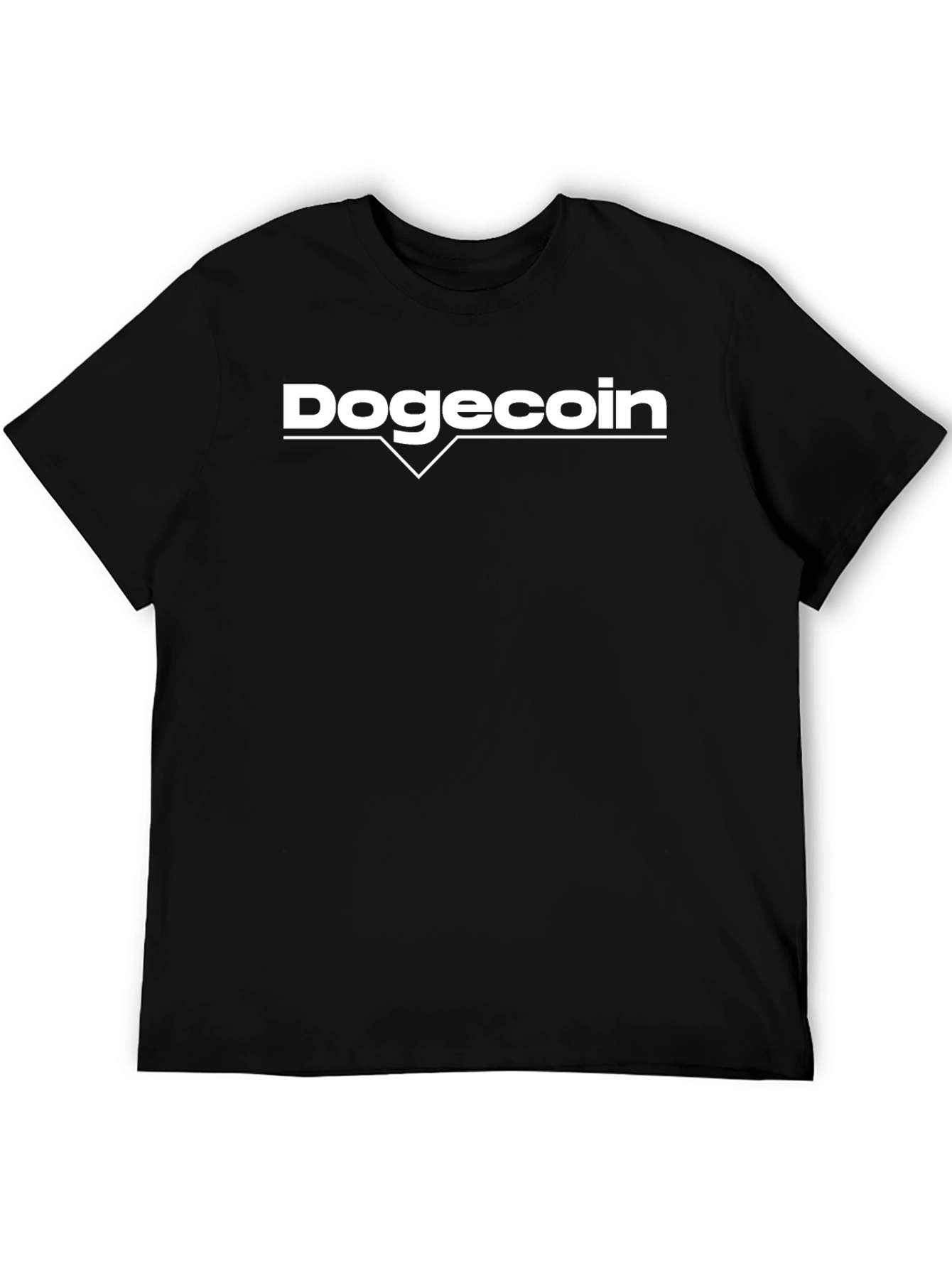 Dogecoin Graphic Tee - Black Crypto T-Shirt