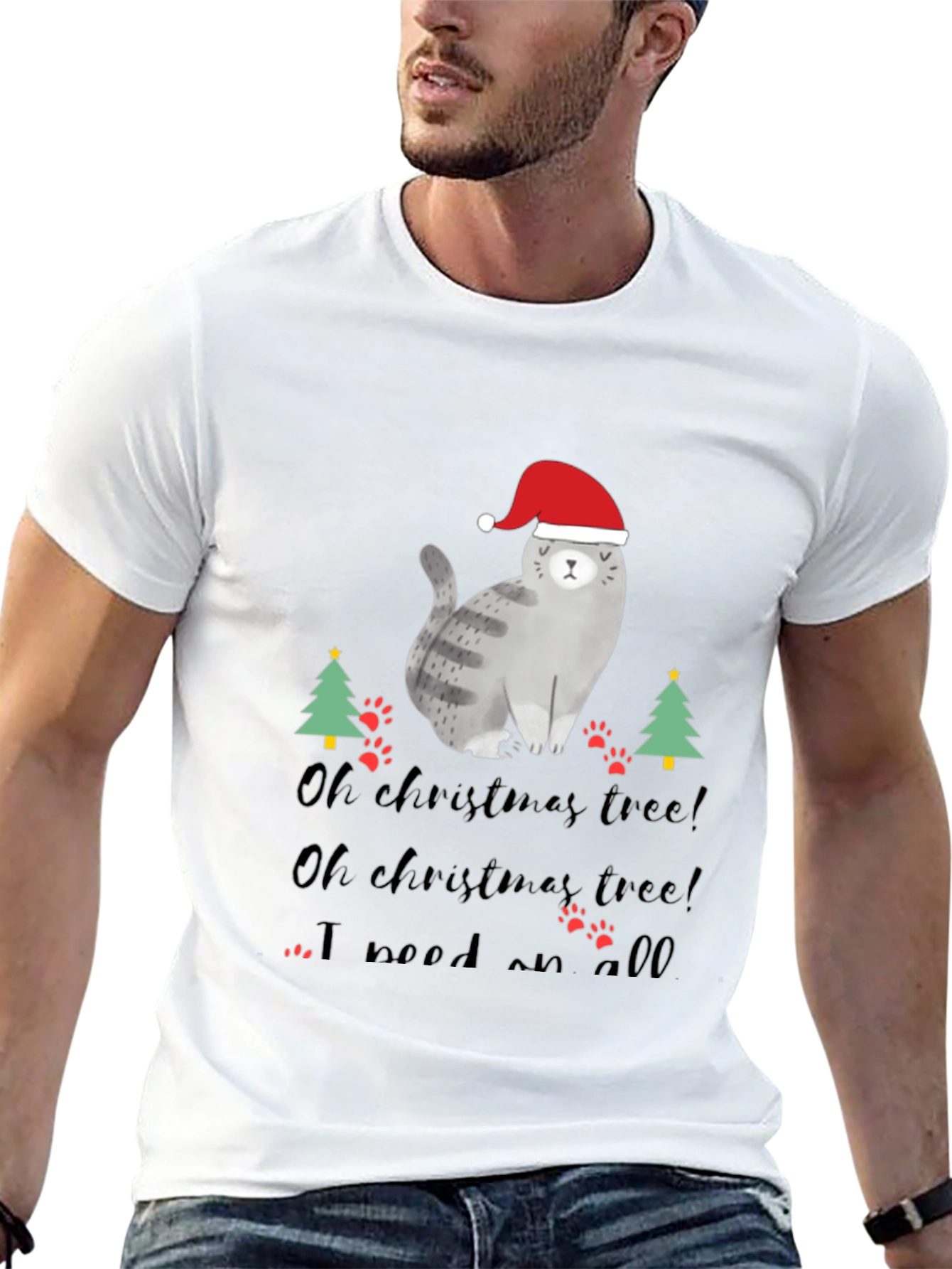 Christmas Cat T-Shirt