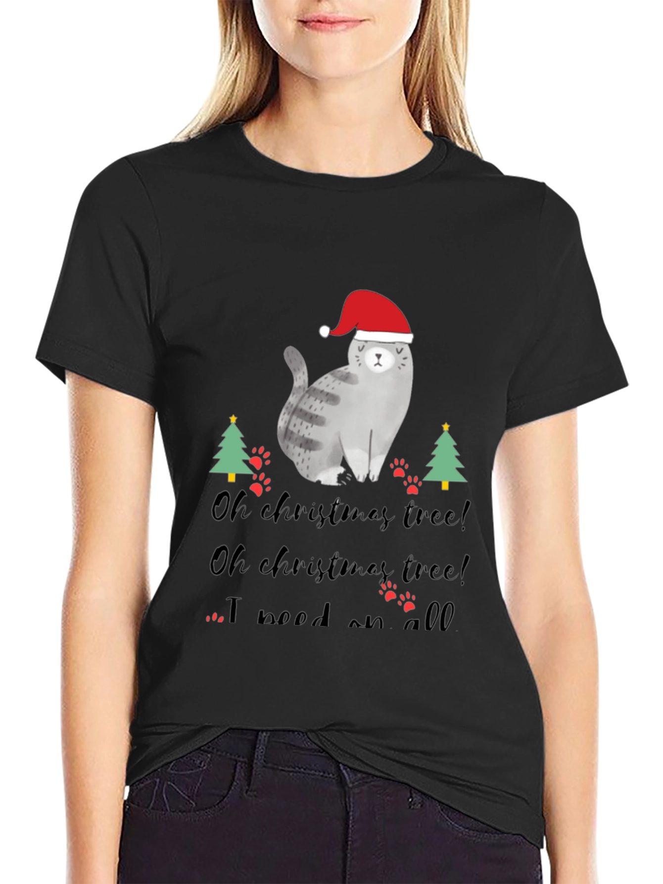 Christmas Cat T-Shirt