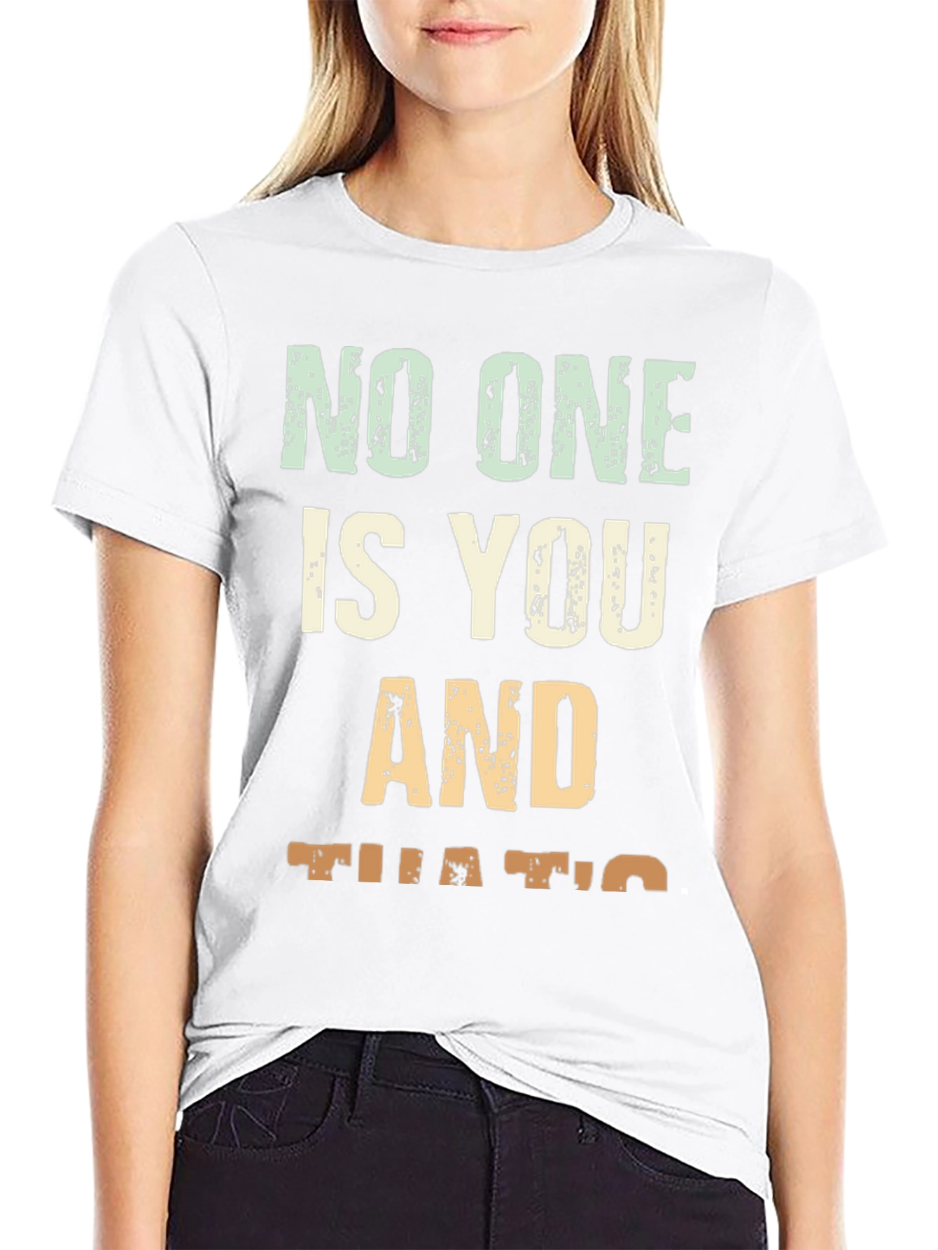 Unique Statement T-Shirt - Be Yourself