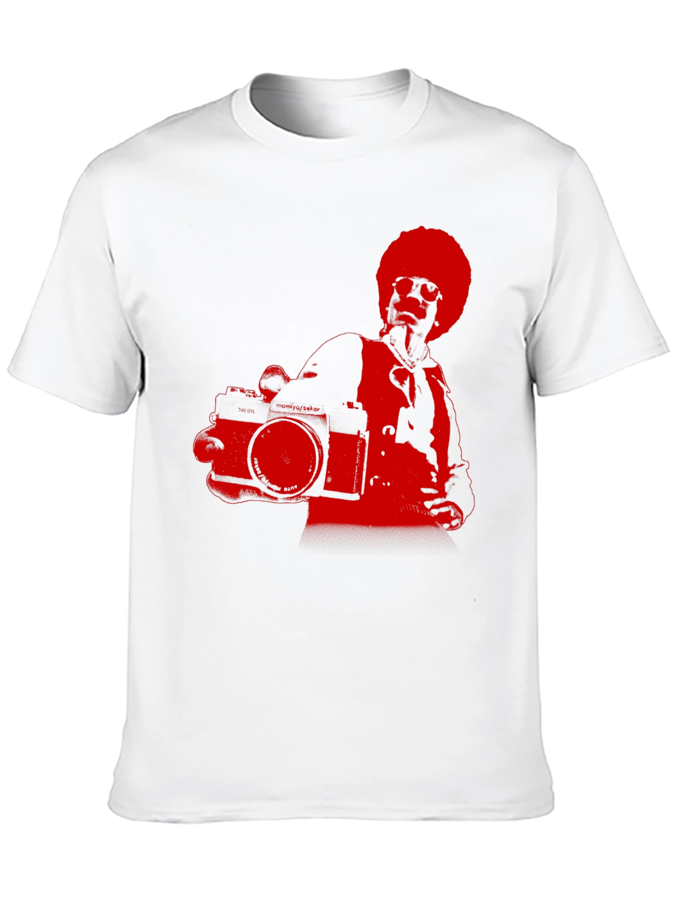 Retro Photographer Graphic Tee - Cool Black T-Shirt