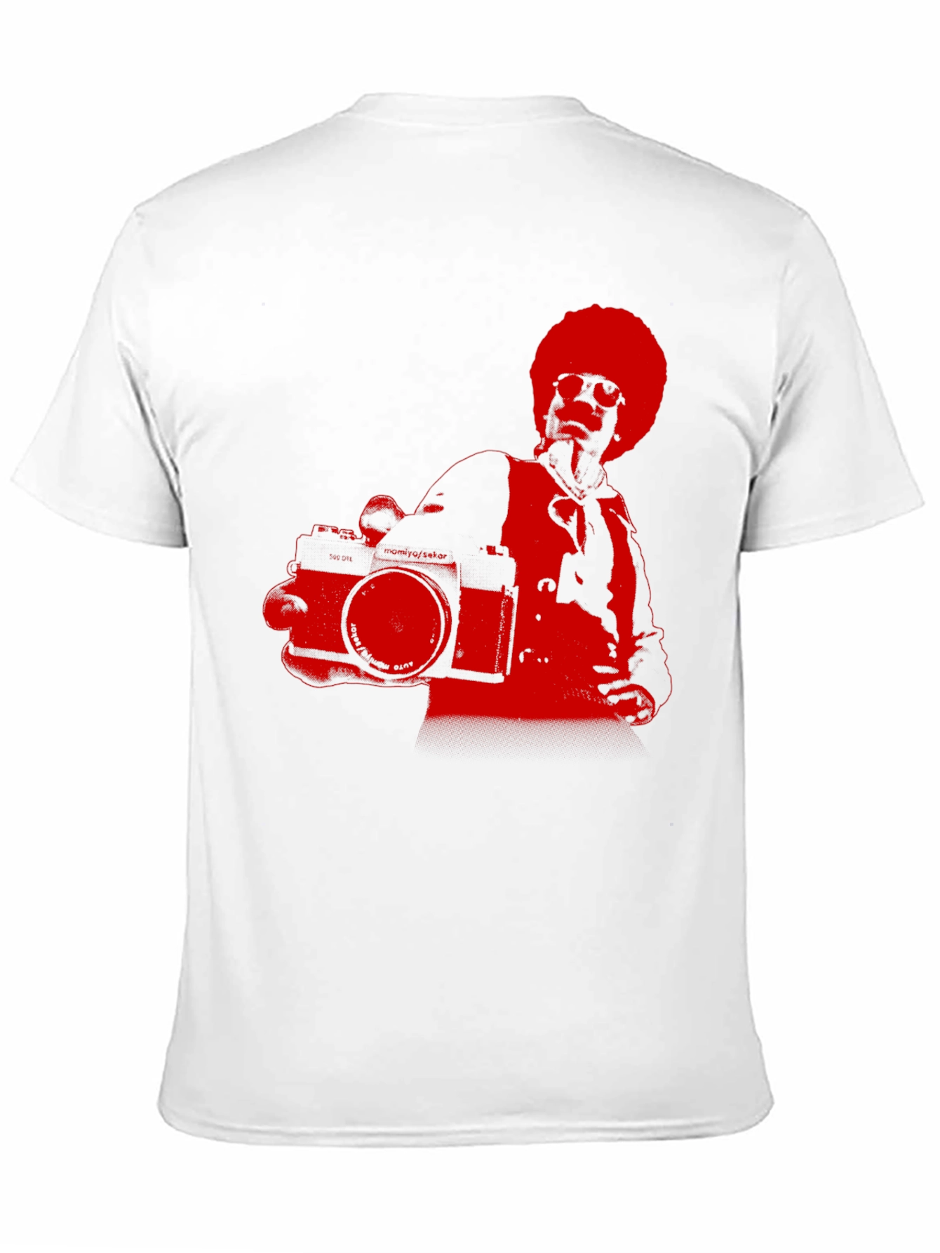 Retro Photographer Graphic Tee - Cool Black T-Shirt