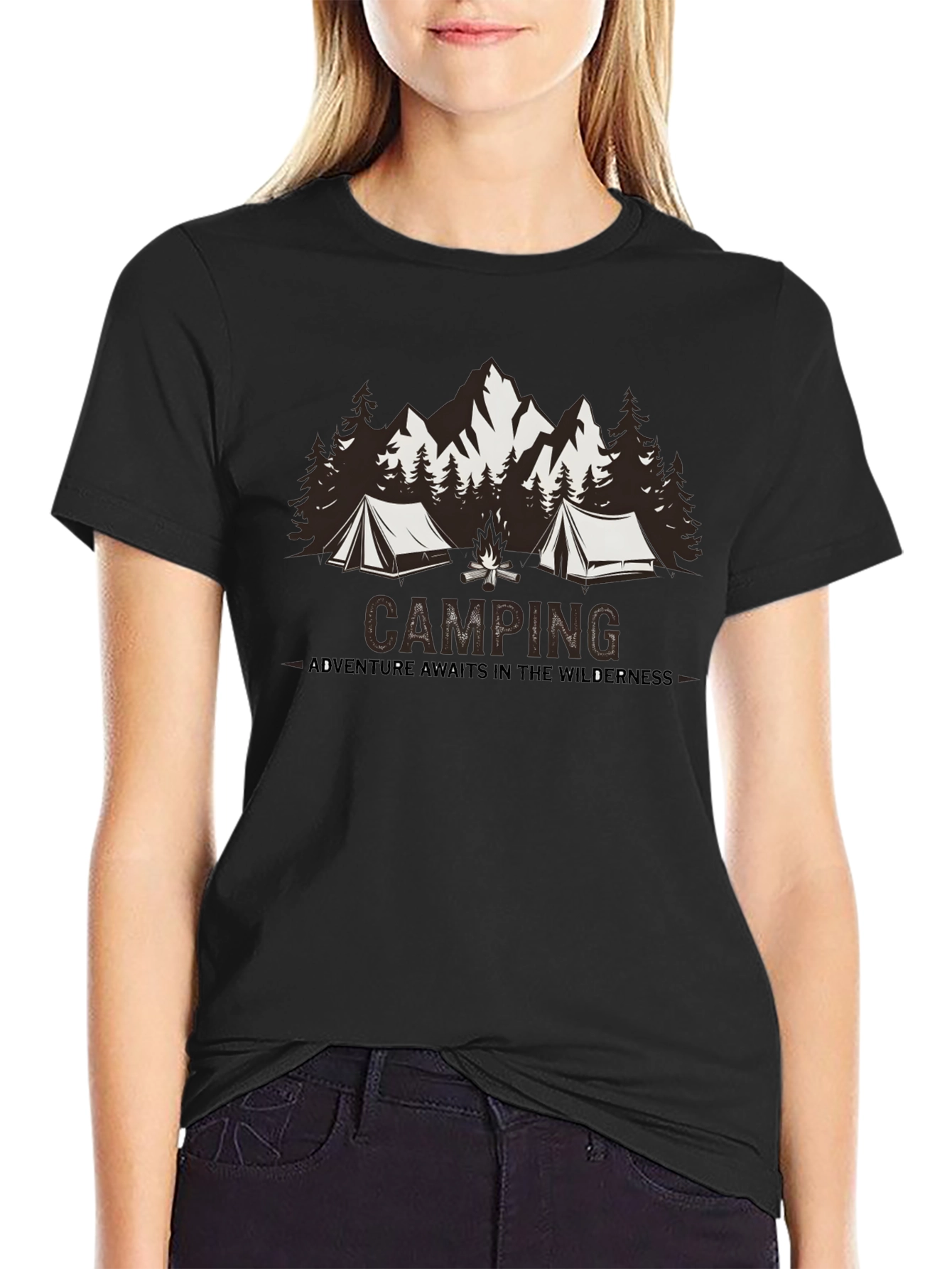 Camping Adventure T-Shirt - Wilderness Design