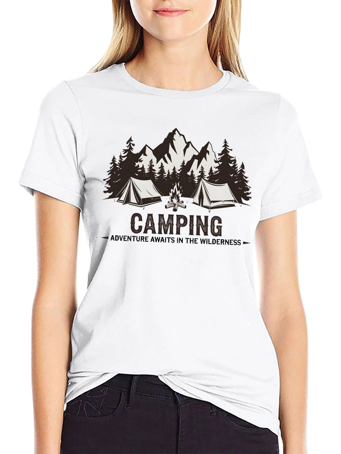 Camping Adventure T-Shirt - Wilderness Design
