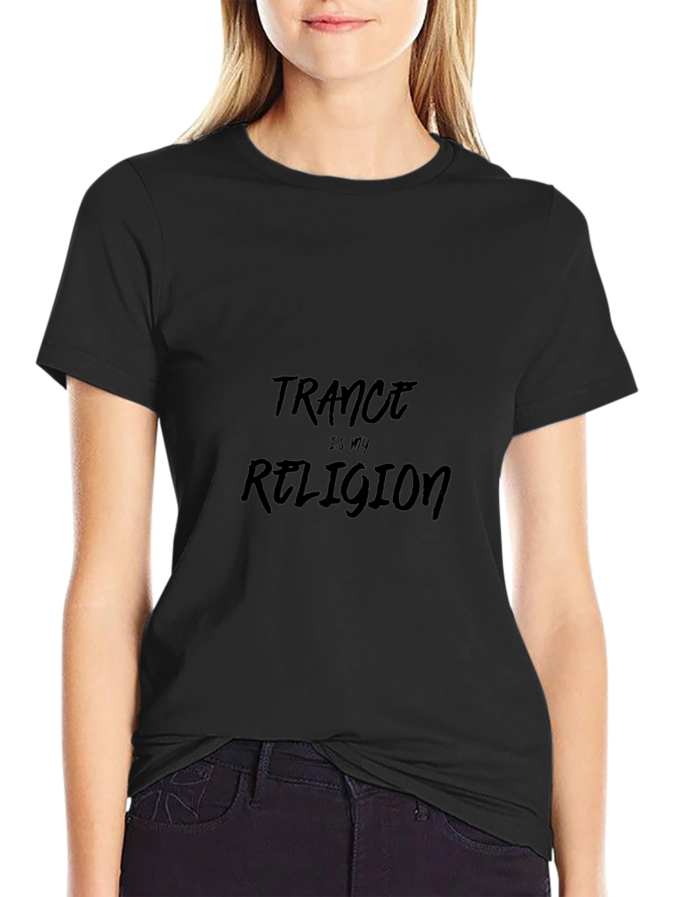 Trance Is My Religion Black T-Shirt
