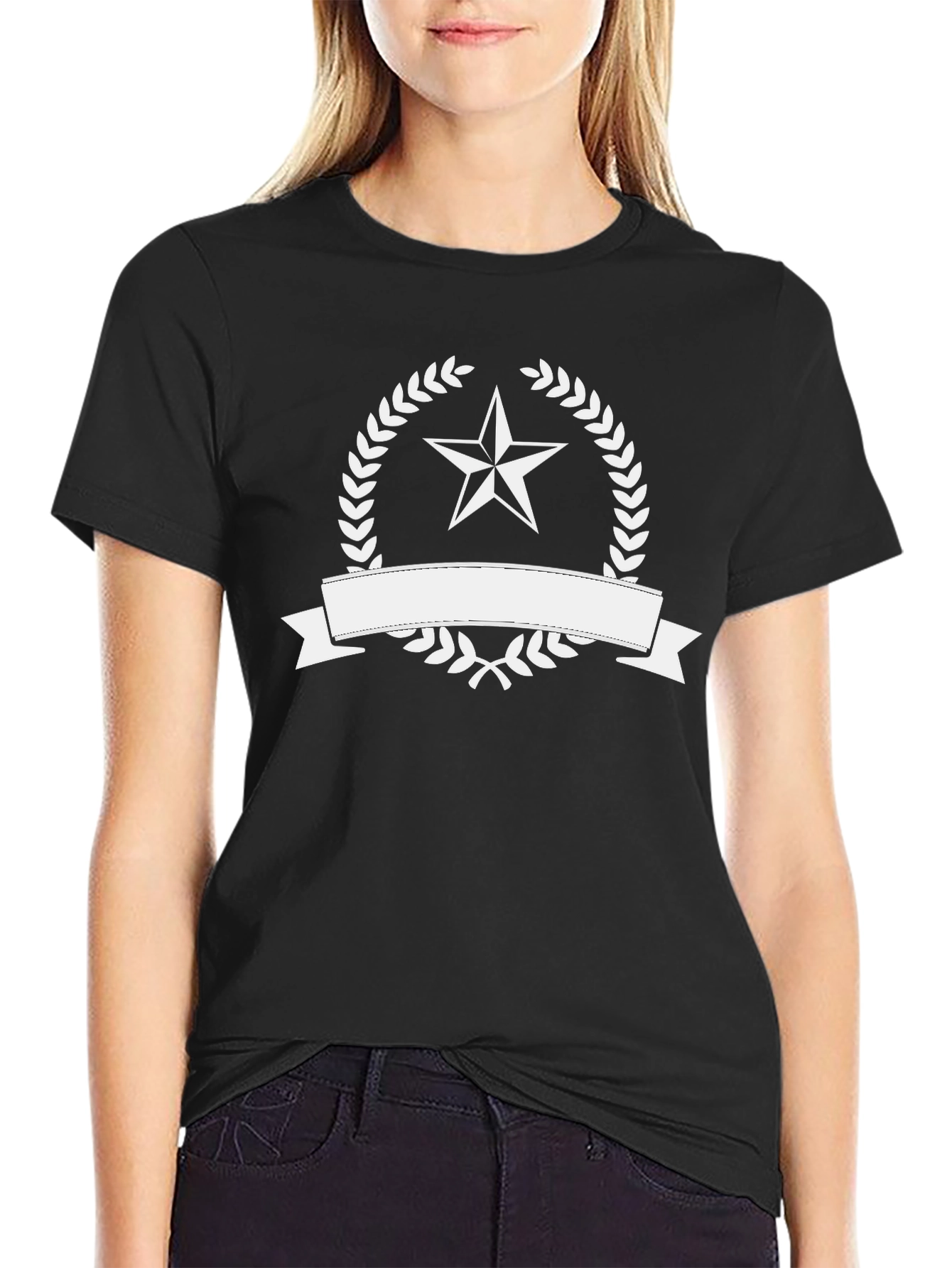 Star Emblem Black T-Shirt