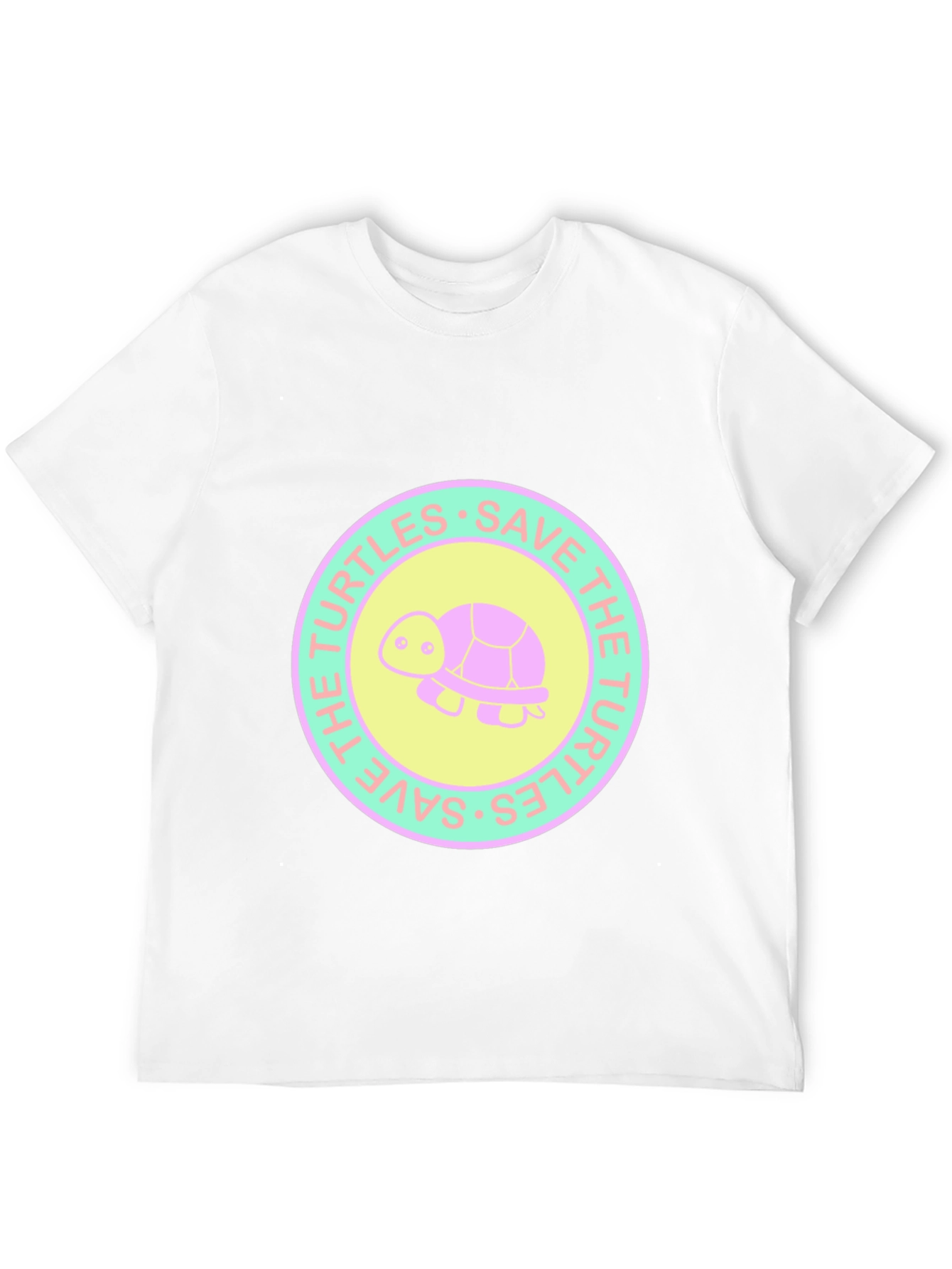 Save the Turtles Graphic Tee - Stylish Black T-Shirt