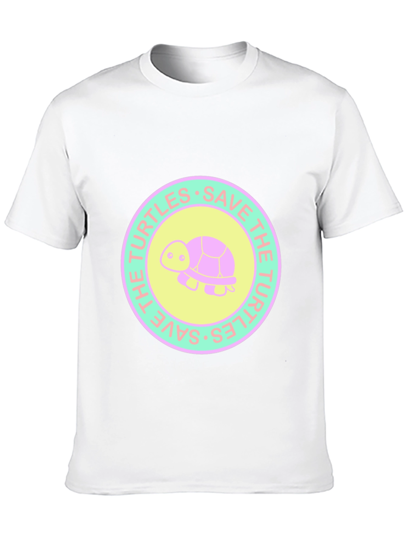 Save the Turtles Graphic Tee - Stylish Black T-Shirt