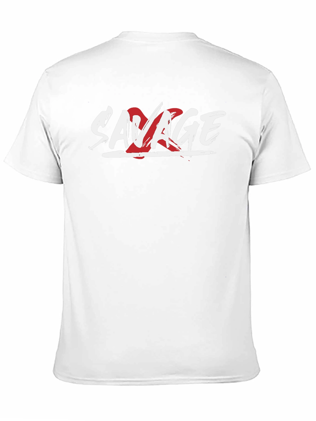 Savage Graphic Print Mens Black T-Shirt