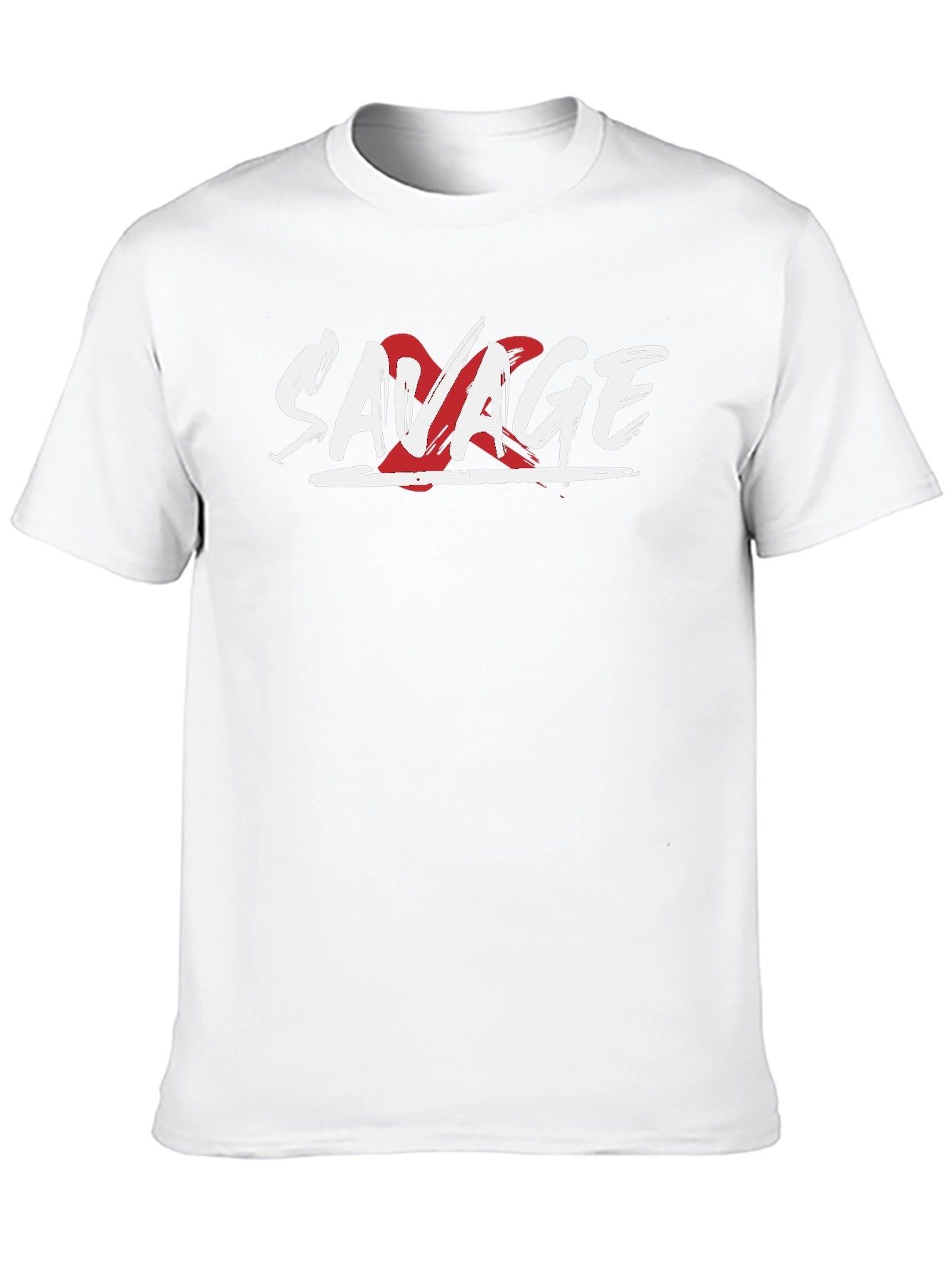 Savage Graphic Print Mens Black T-Shirt